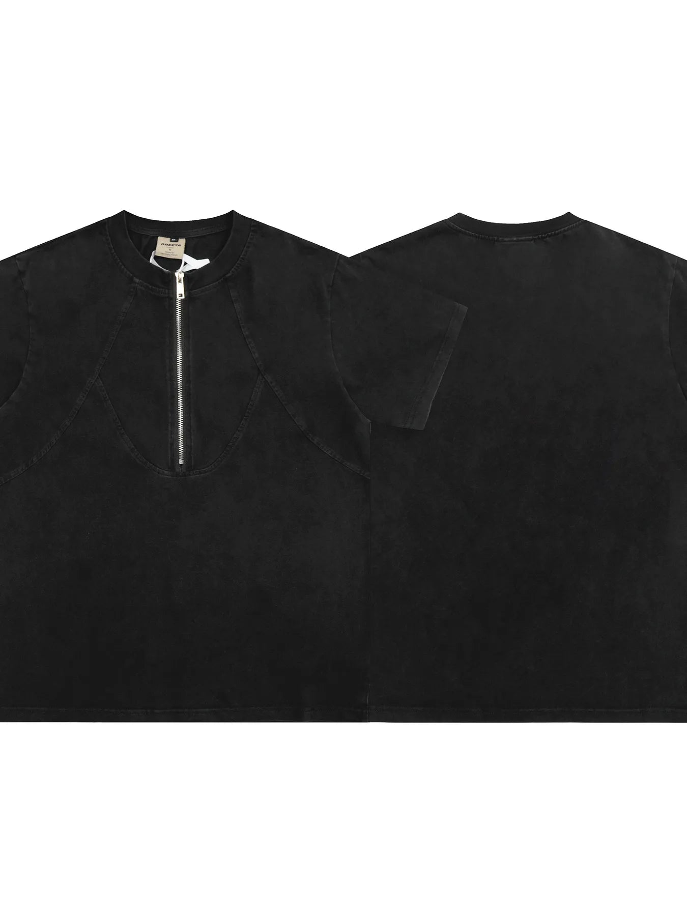Men's Half-Zip Oversize T-Shirt NicholesGifts
