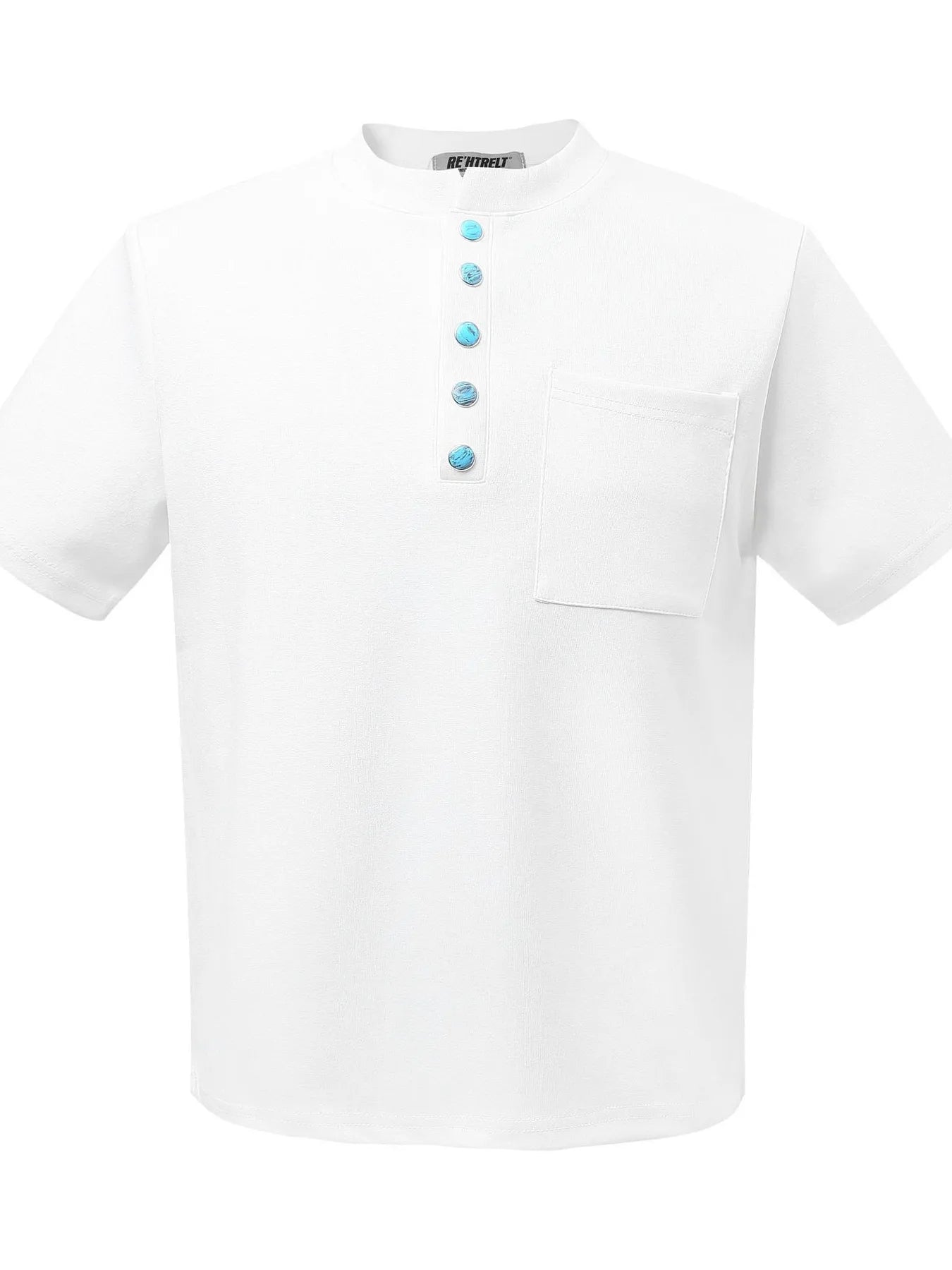 Men's Half Button Short Sleeve Henley T-Shirt NicholesGifts