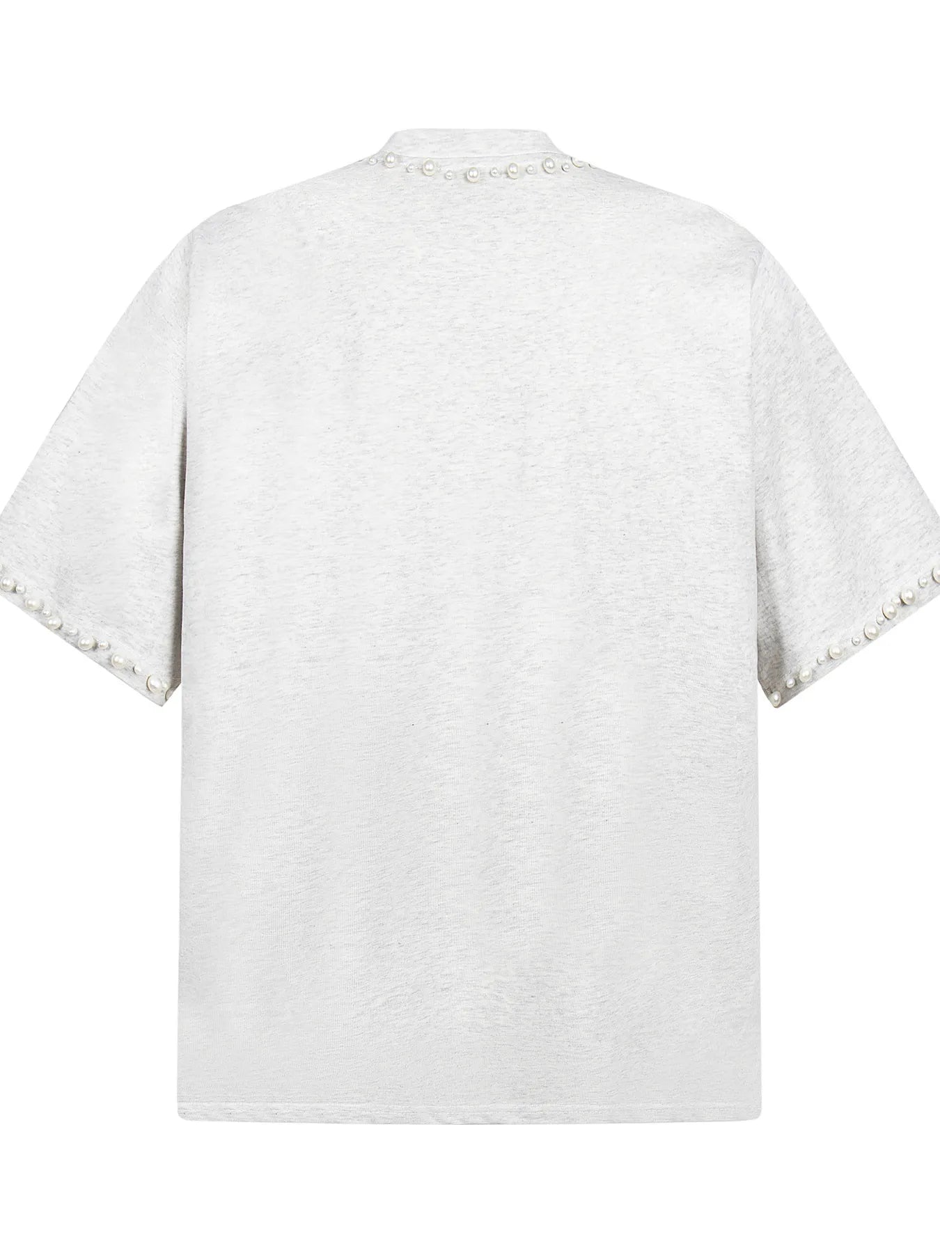 Men's Pearl Detail Round Neck T-Shirt NicholesGifts