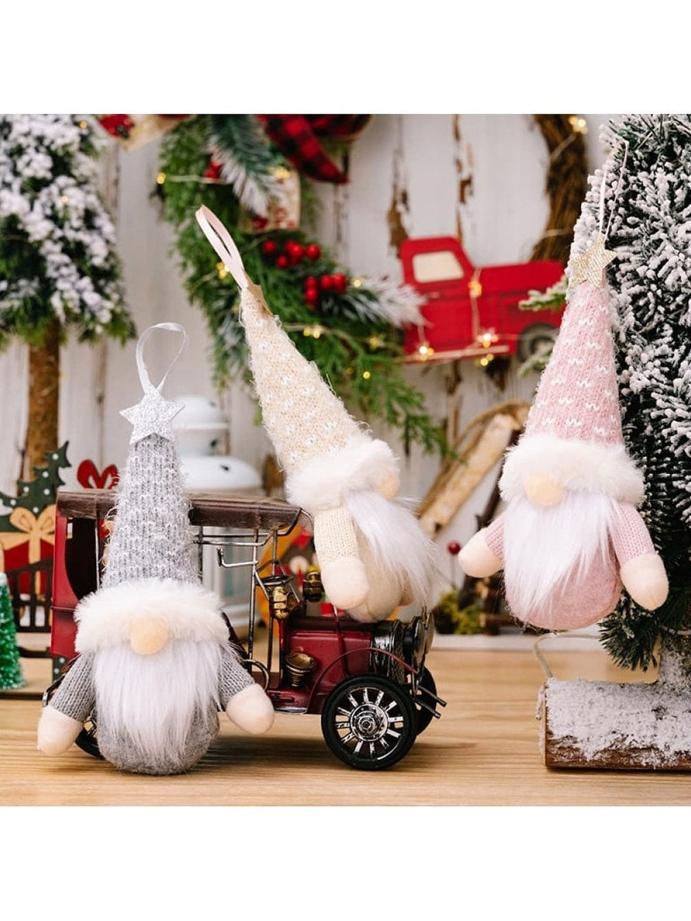 Assorted 2-Piece Faceless Gnome Hanging Widgets