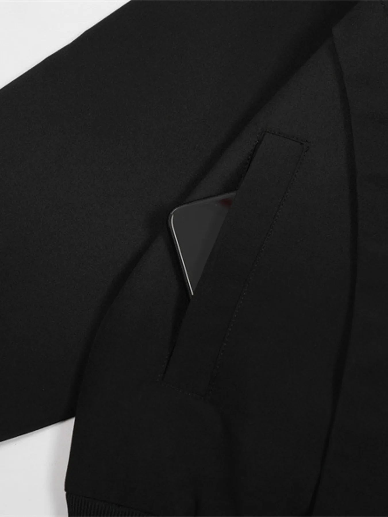 Men's Zip Up Long Sleeve Jacket Trendsi