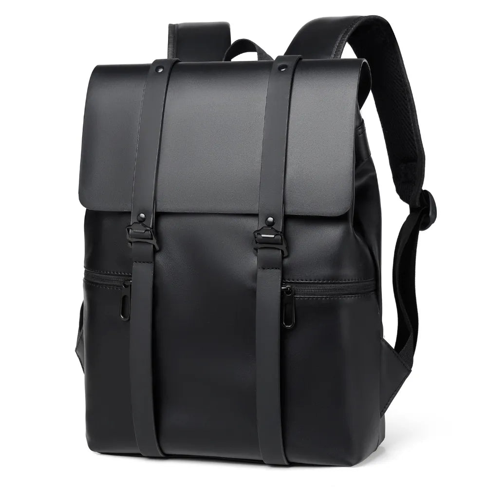 PU Leather Adjustable Strap Backpack Bag Trendsi