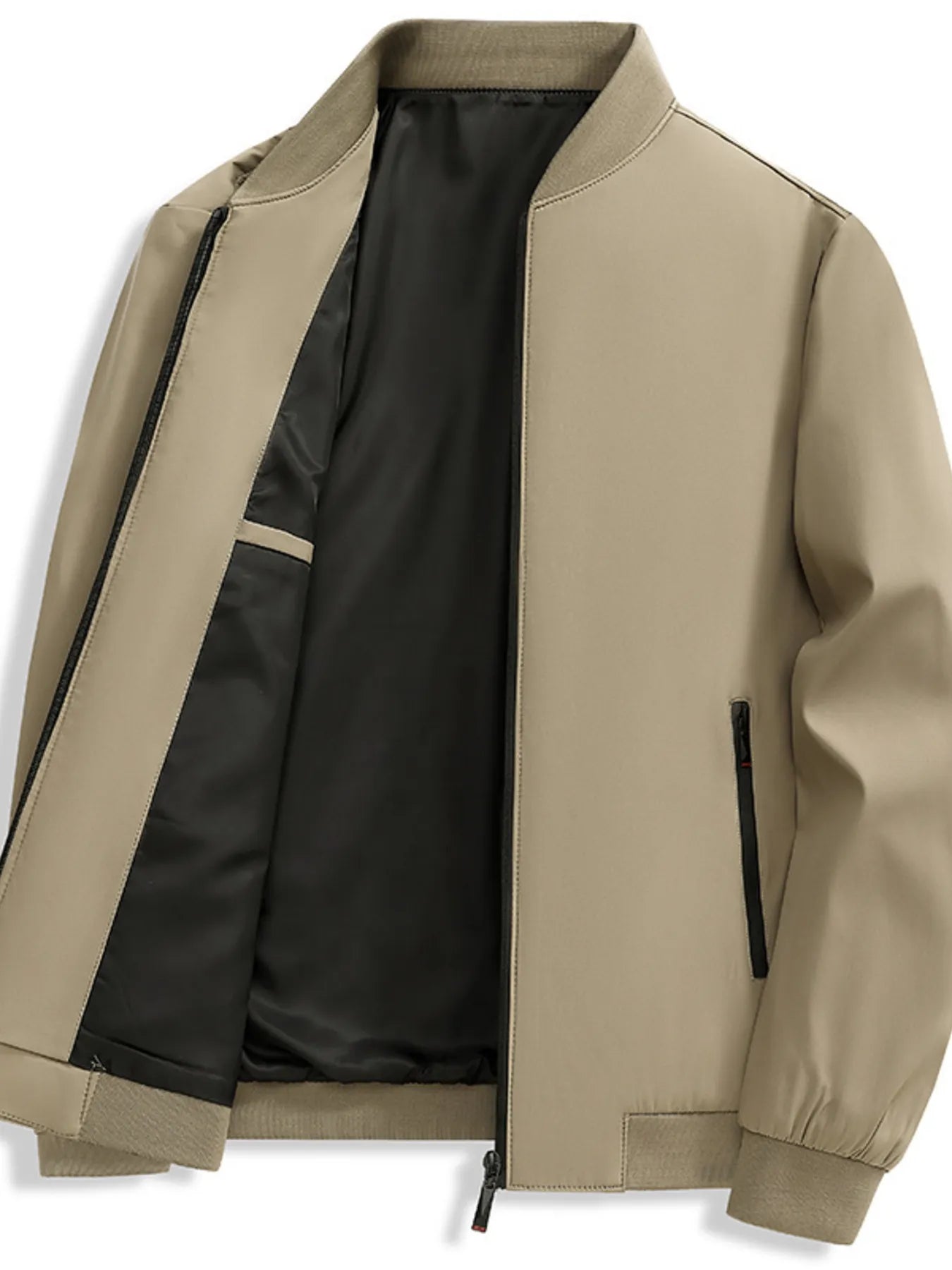 Men's Zip Up Long Sleeve Jacket Trendsi