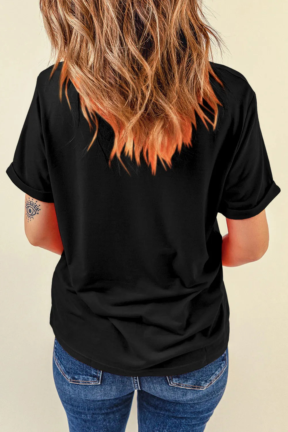 MERRY AND BRIGHT Round Neck Short Sleeve T-Shirt NicholesGifts
