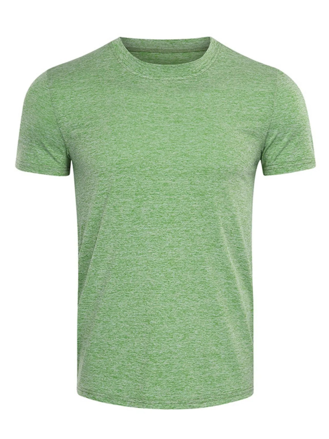 Men's Heathered Casual Round Neck T-Shirt NicholesGifts