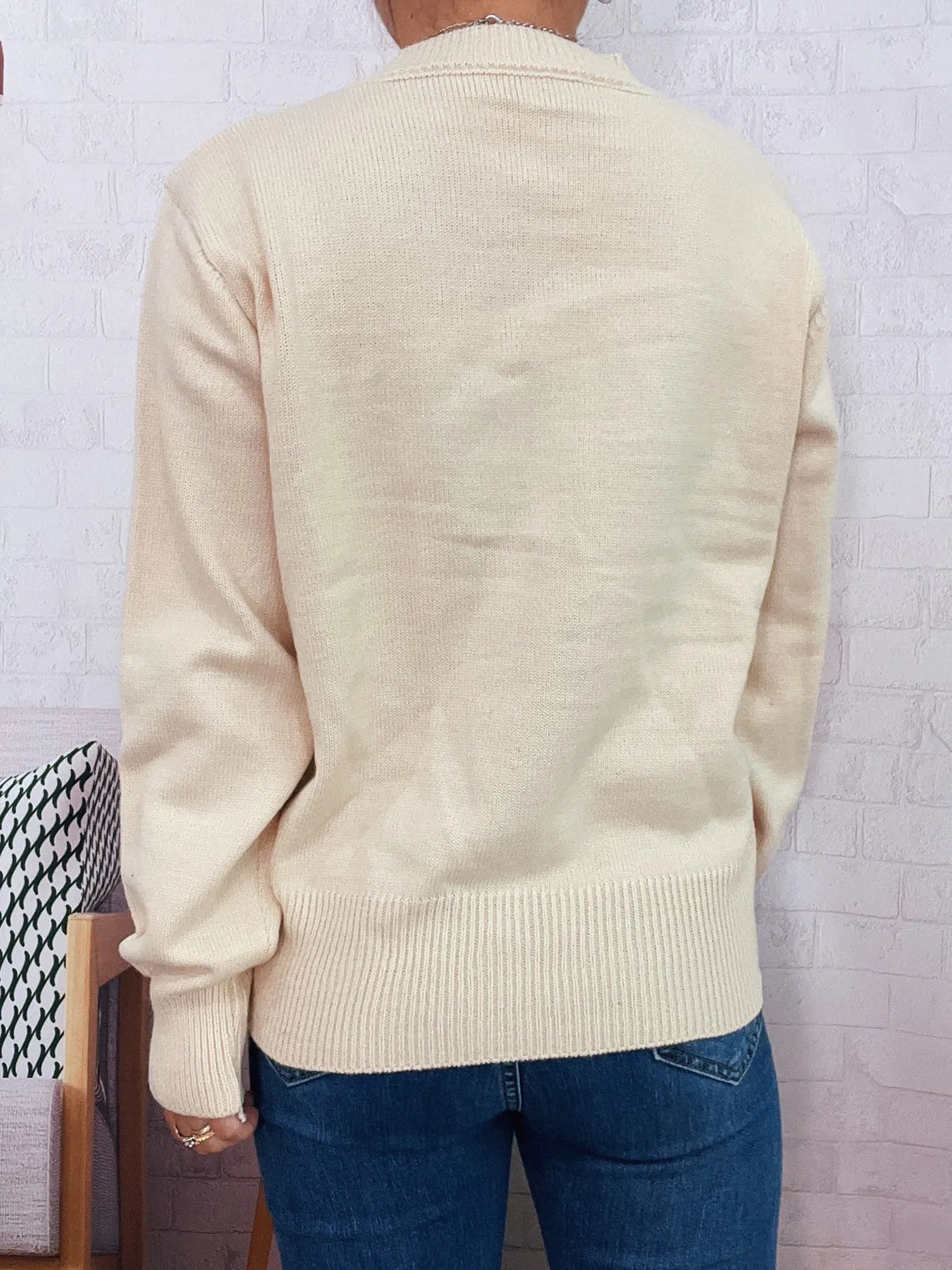 Button Up Long Sleeve Cardigan