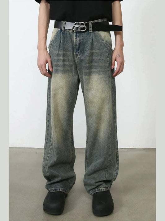 Men's Wide Leg Jeans Trendsi