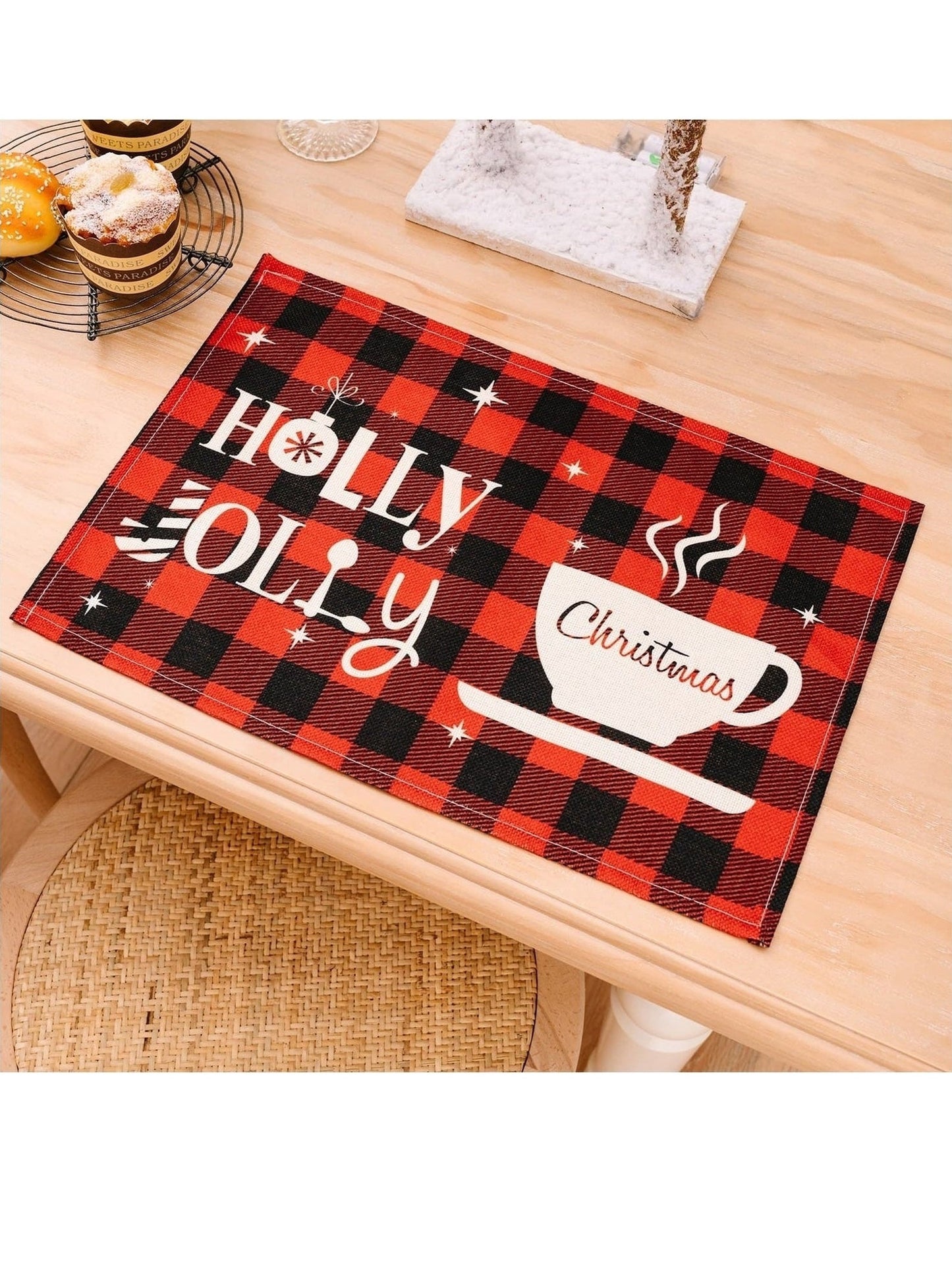 Assorted 2-Piece Plaid Placemats NicholesGifts