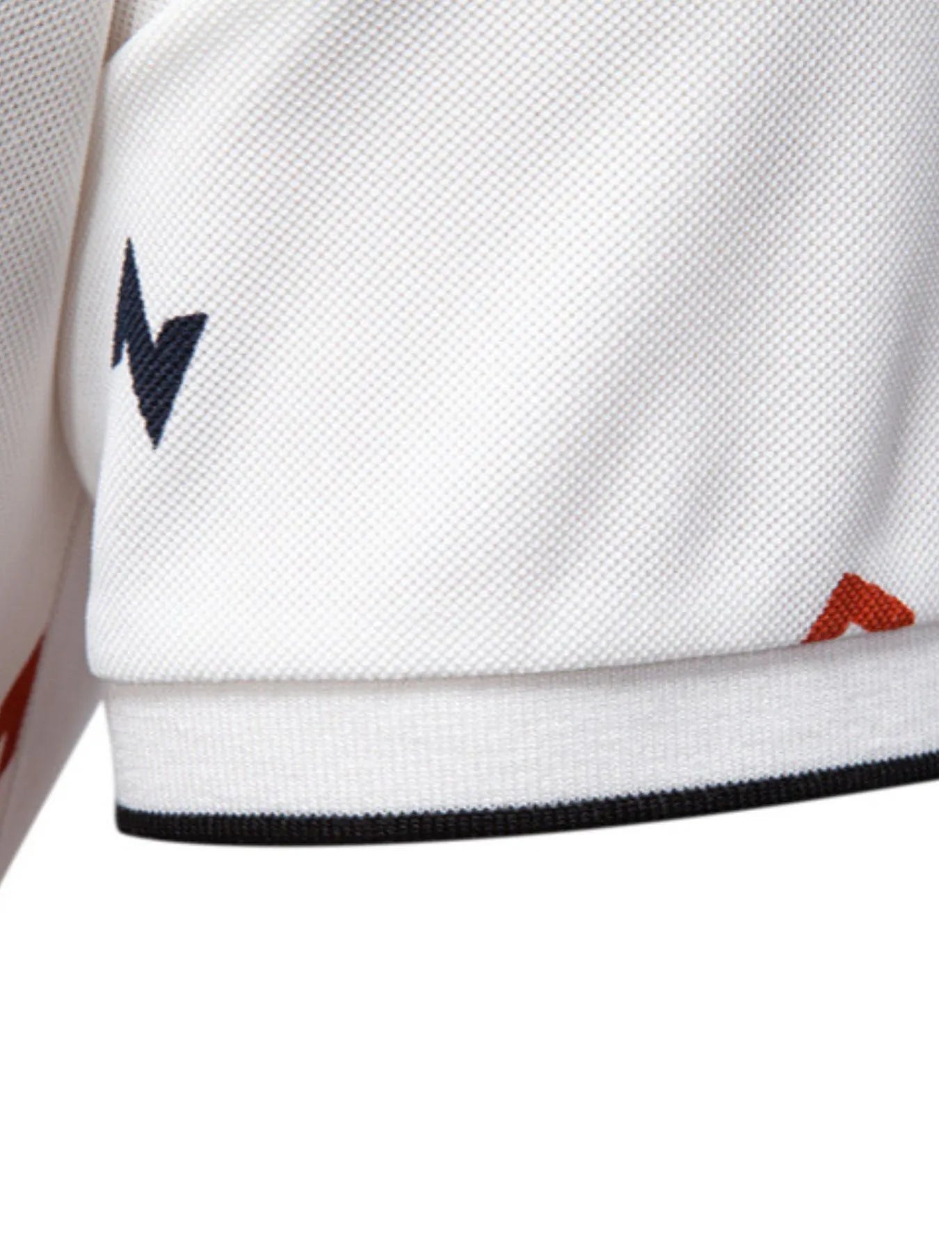 Men's Geometric Print Short Sleeve Polo Shirt