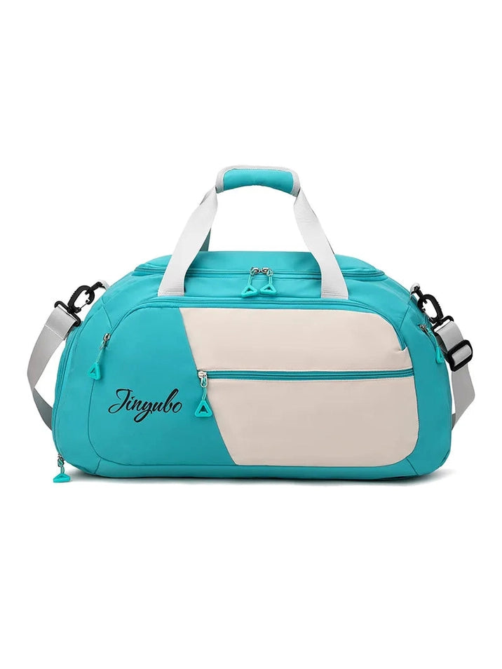 Contrast Nylon Travel Bag