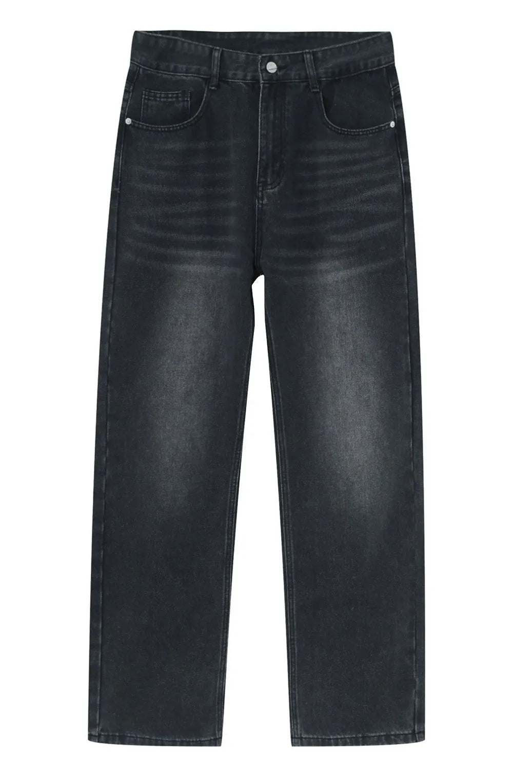 Straight Leg Jeans with Pockets Trendsi