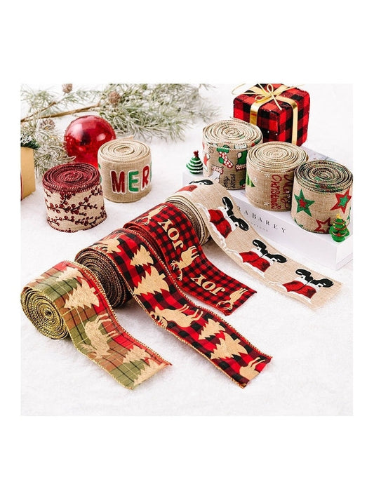 Christmas Polyester Ribbon nicholesgifts
