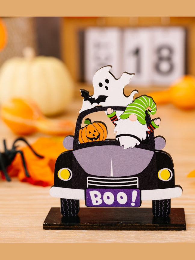 3-Piece Halloween Element Car-Shape Ornaments NicholesGifts