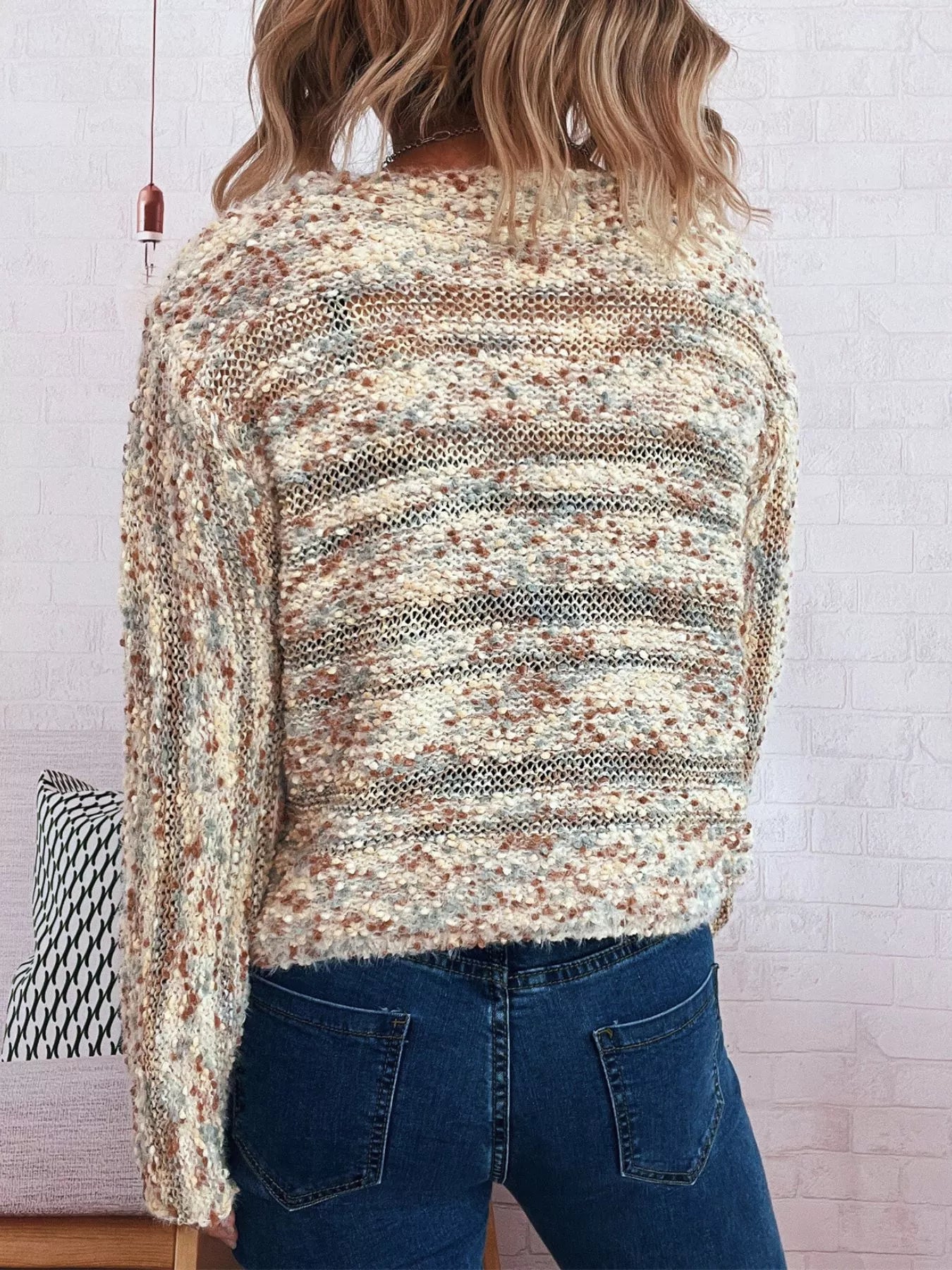 Round Neck Long Sleeve Sweater