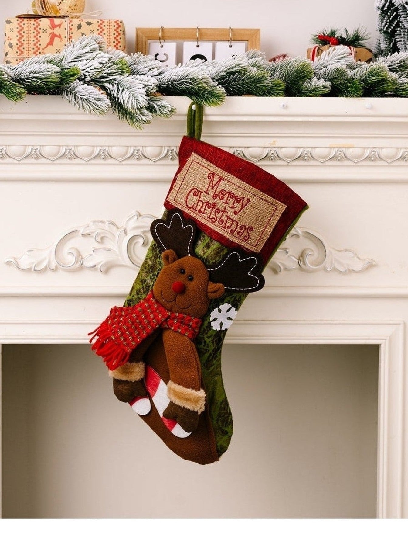 MERRY CHRISTMAS Stocking Hanging Widget NicholesGifts
