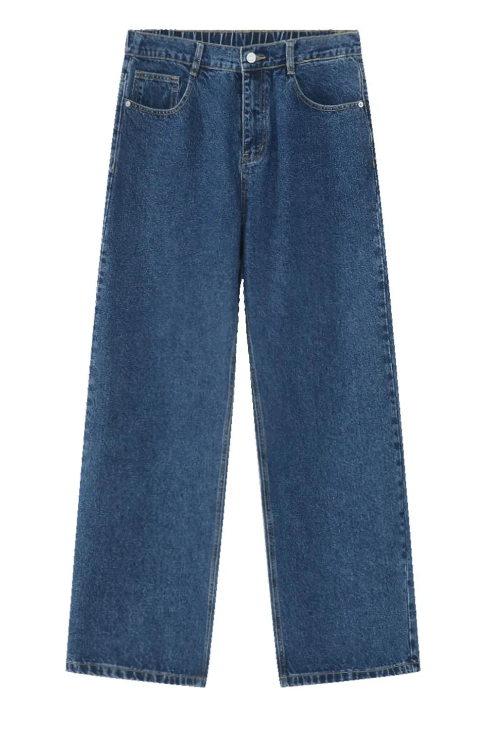 Wide Leg Jeans with Pockets Trendsi