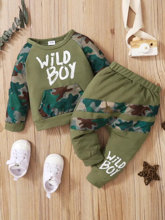Children's Camouflage Top and Pants Set NicholesGifts