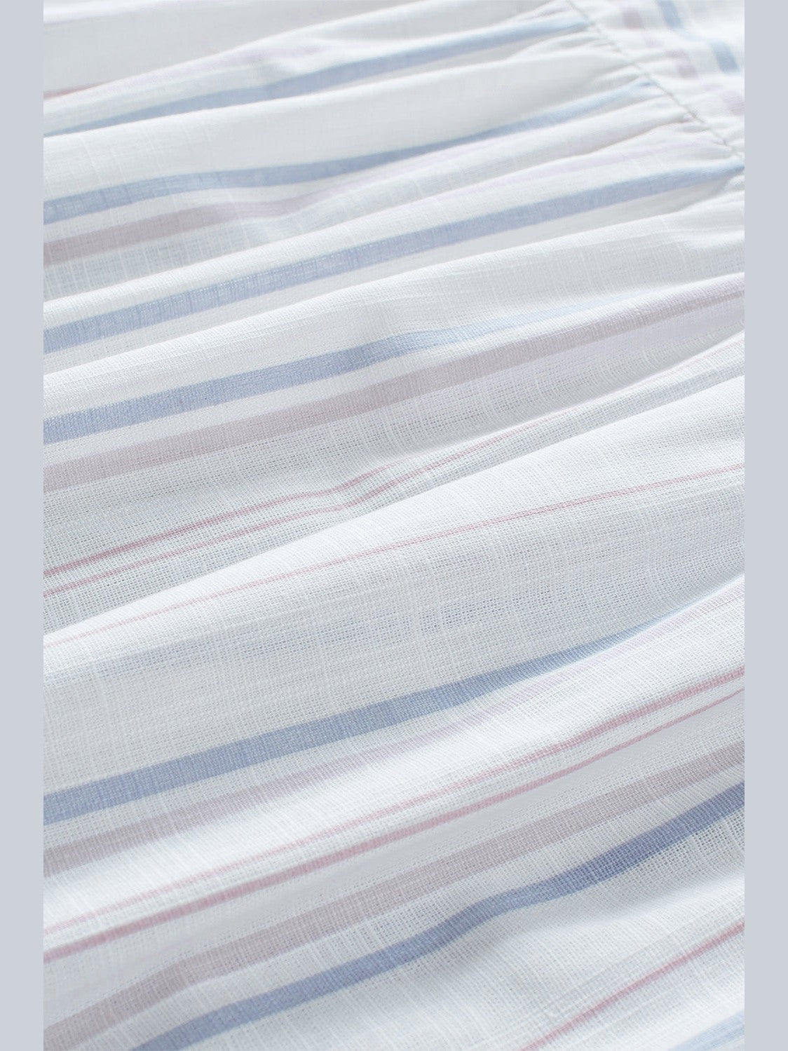 Women Striped Notched Short Sleeve T-Shirt NicholesGifts