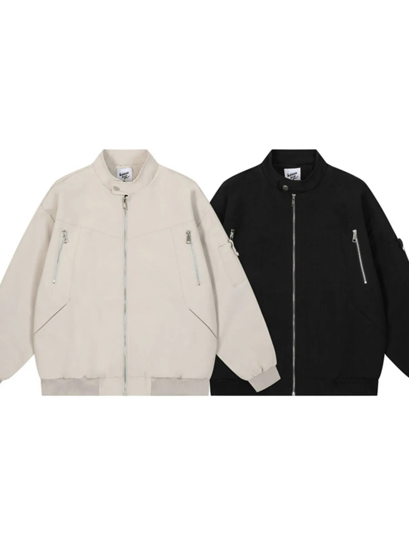 Men's Zip Up Long Sleeve Jacket Trendsi