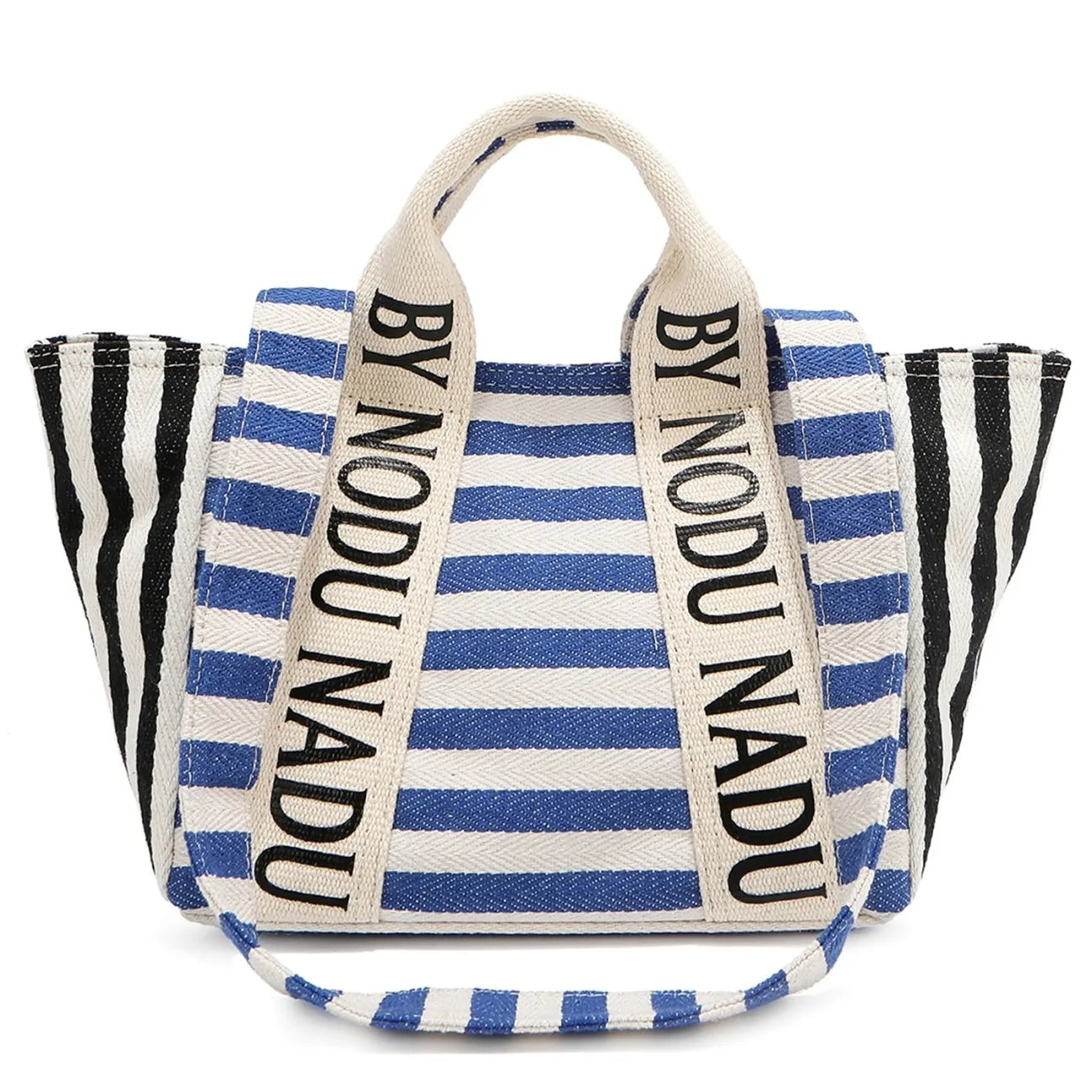 Nicole Lee USA Letter Striped Tote Bag Trendsi