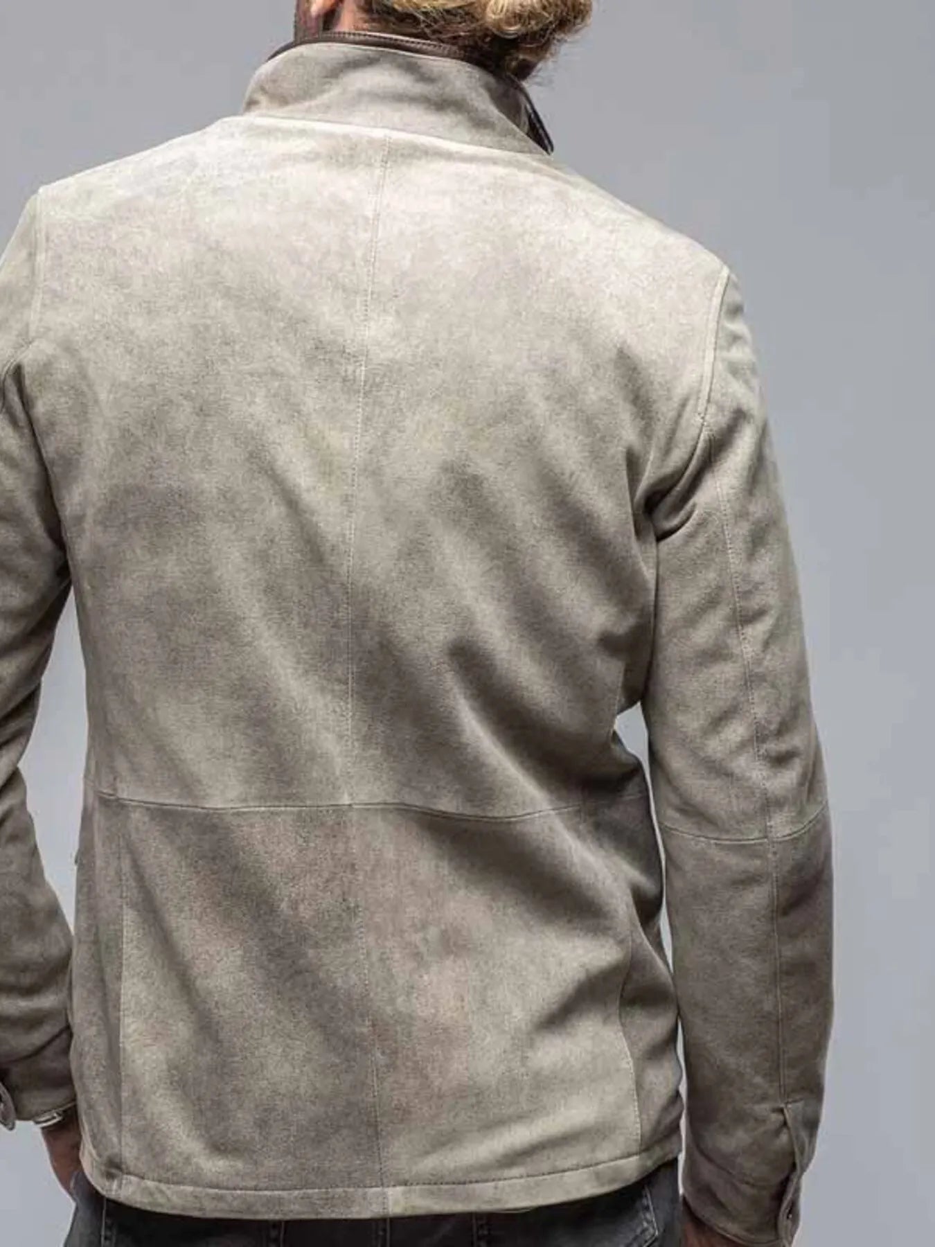 Men's Full Size Multi-Pocket Long Sleeve Jacket Plus Size Trendsi