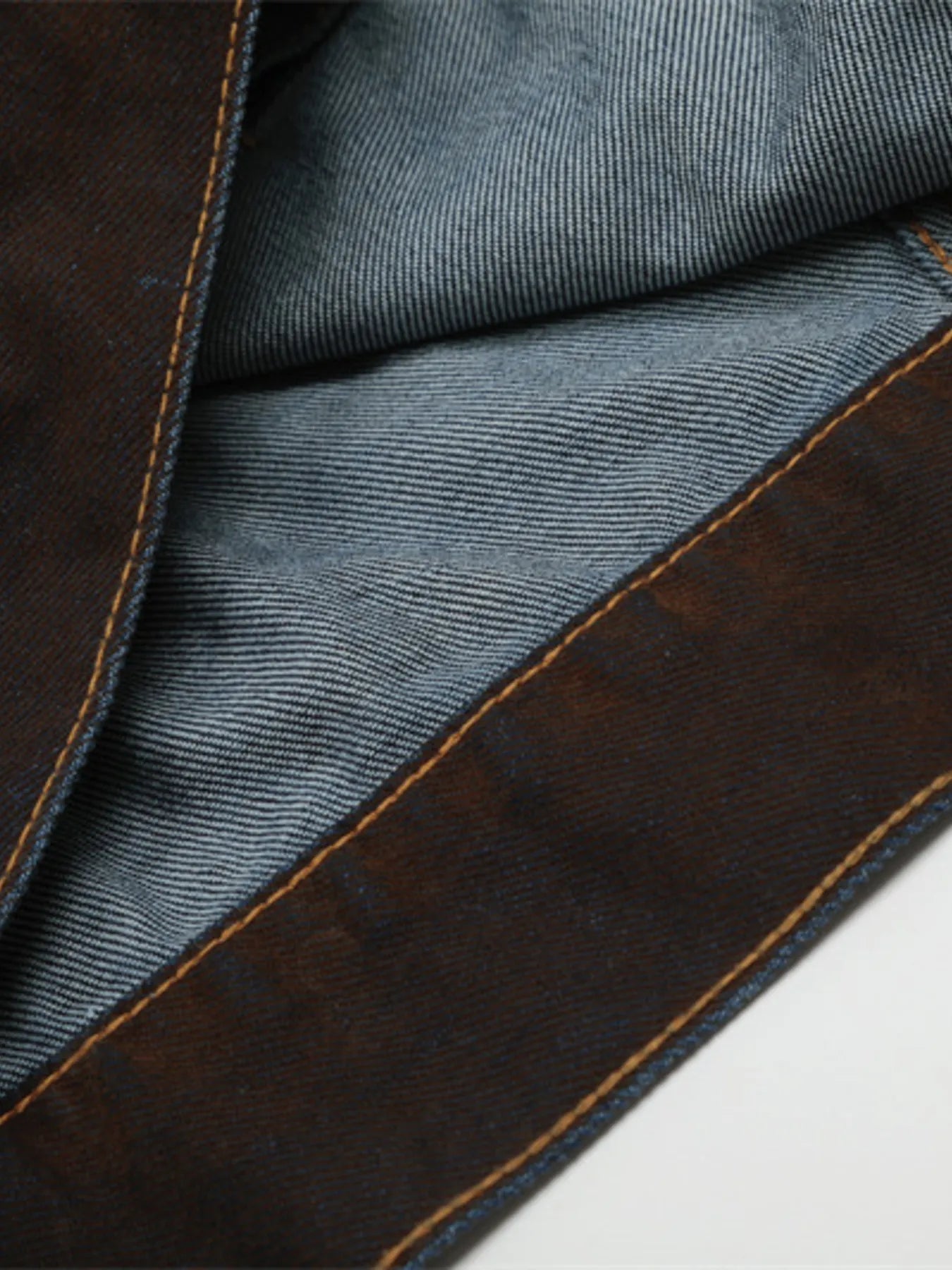 Men's Button Up Long Sleeve Denim Jacket Trendsi