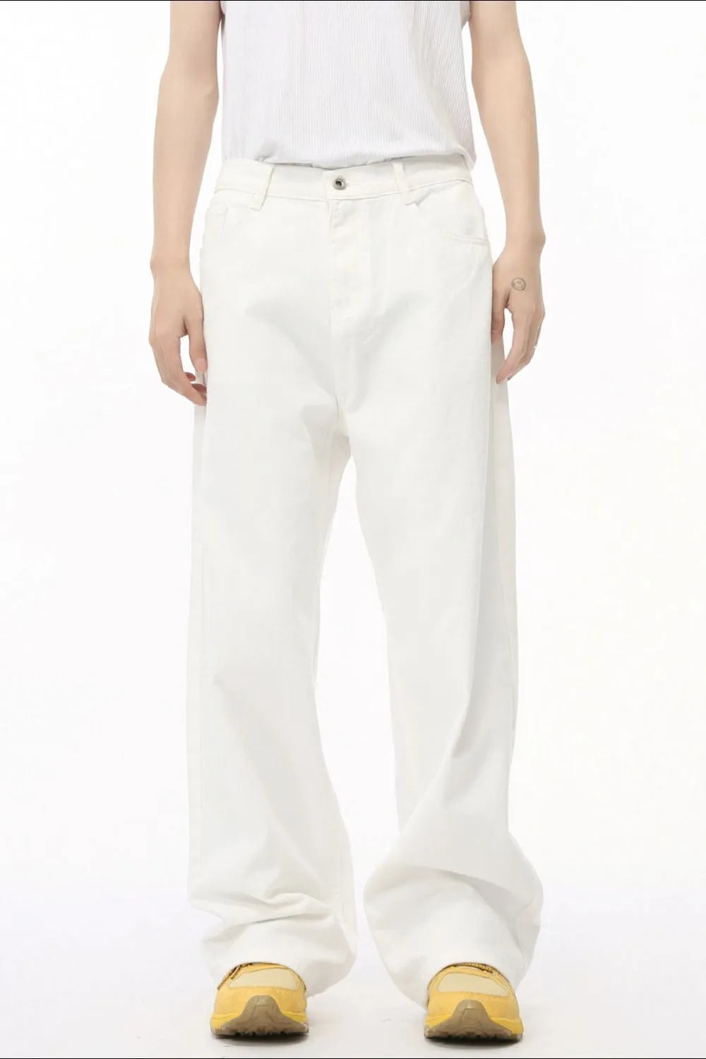 Wide Leg Jeans with Pockets Trendsi