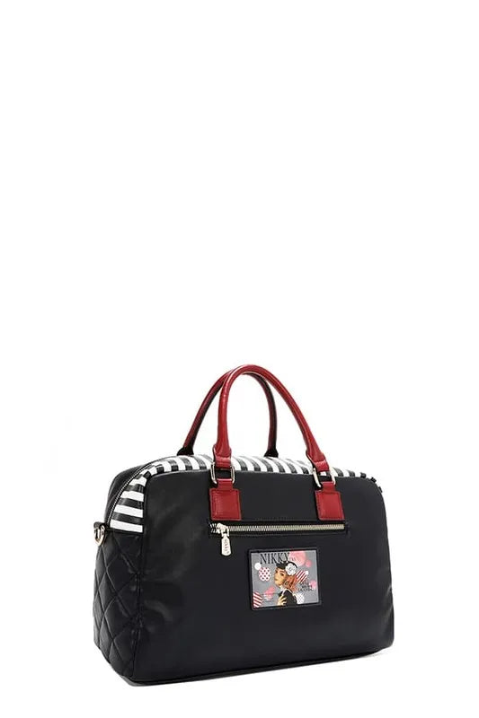Nicole Lee USA Eco-Leather Boston Bag Trendsi