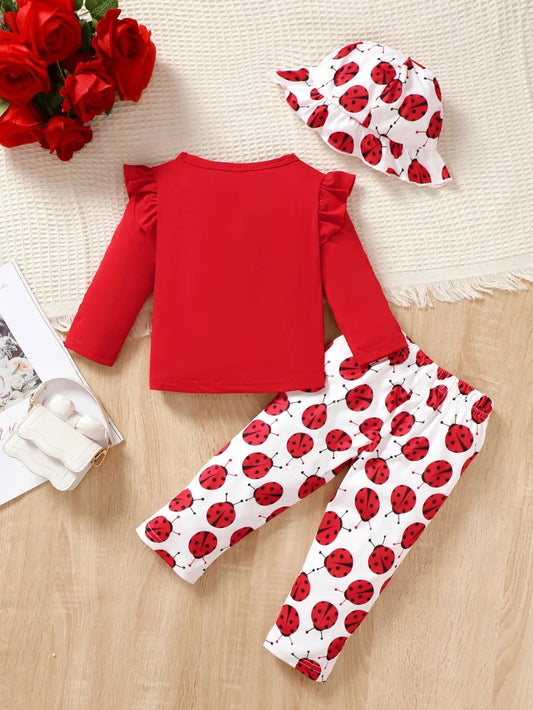 Children's Cartoon Top and Pants Set Trendsi