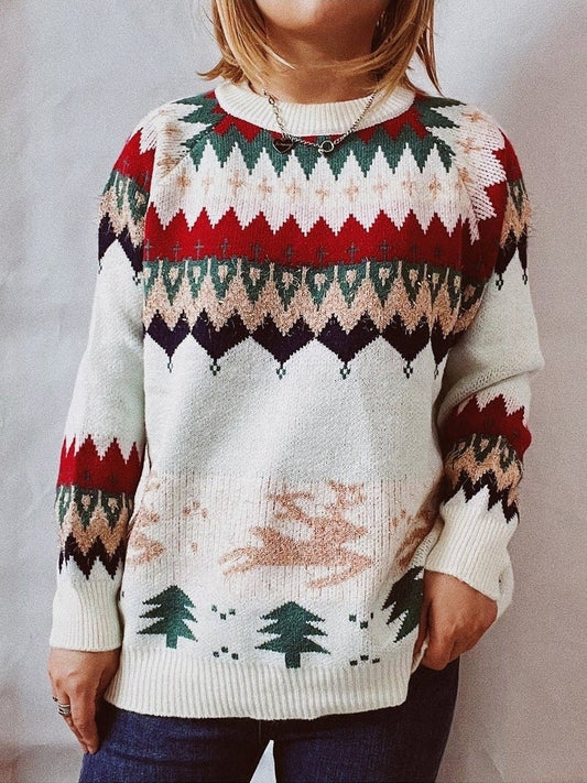 Christmas Element Long Sleeve Sweater NicholesGifts