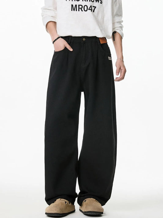 Men's Plus Size Wide Leg Pants Trendsi