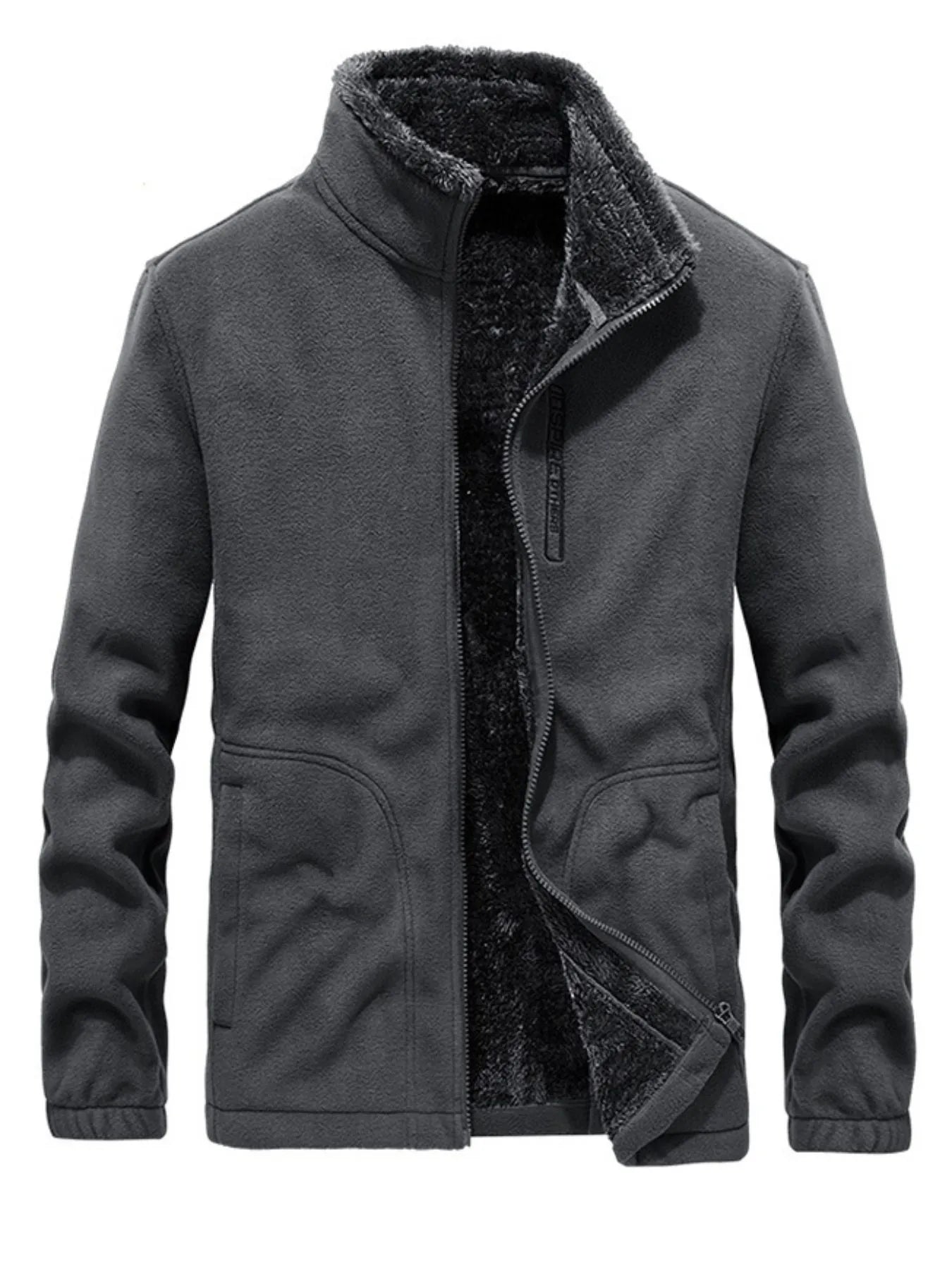 Men's Zip Up Long Sleeve Jacket Trendsi