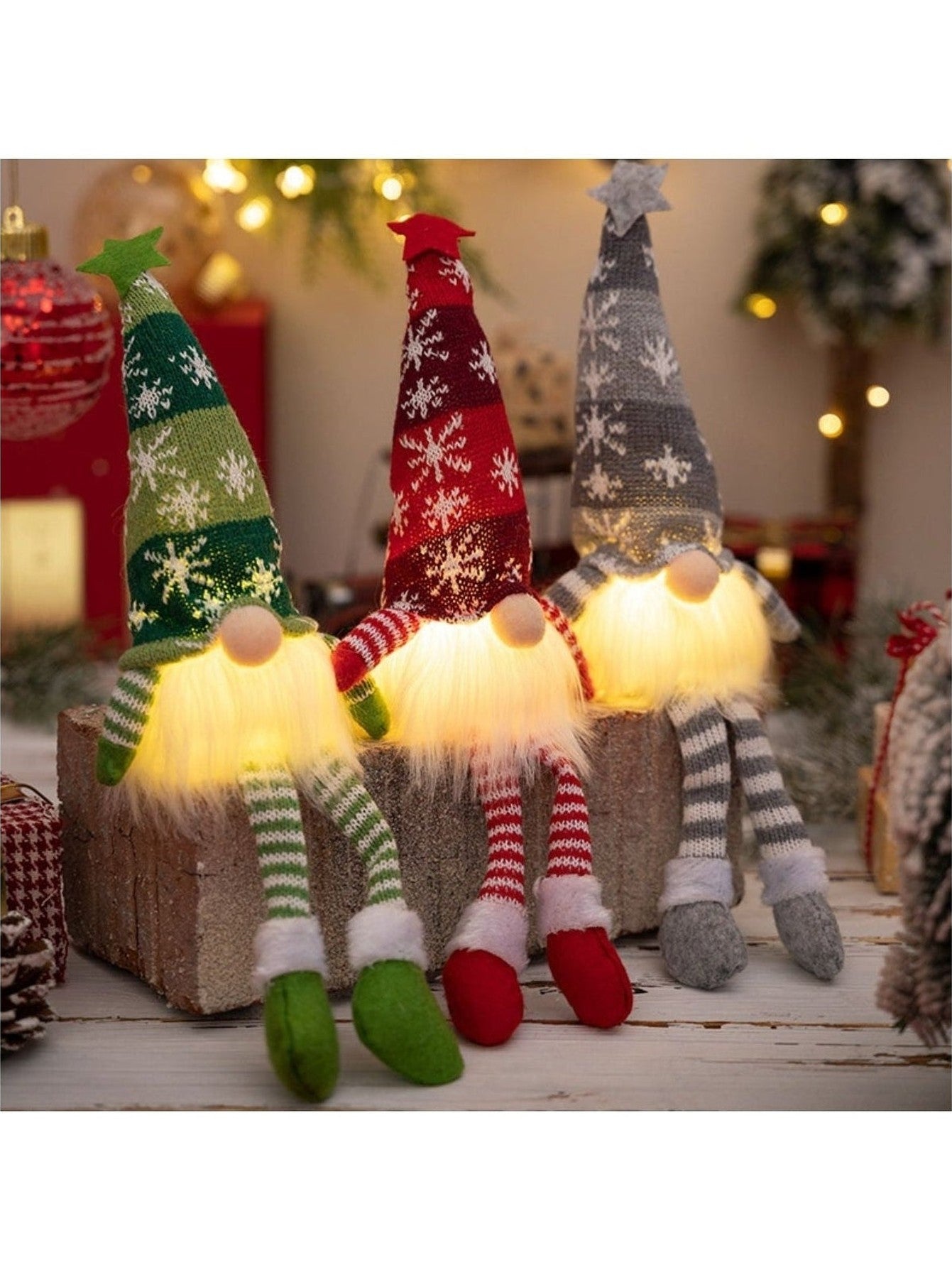 Assorted 2-Piece Light-Up Faceless Gnomes NicholesGifts