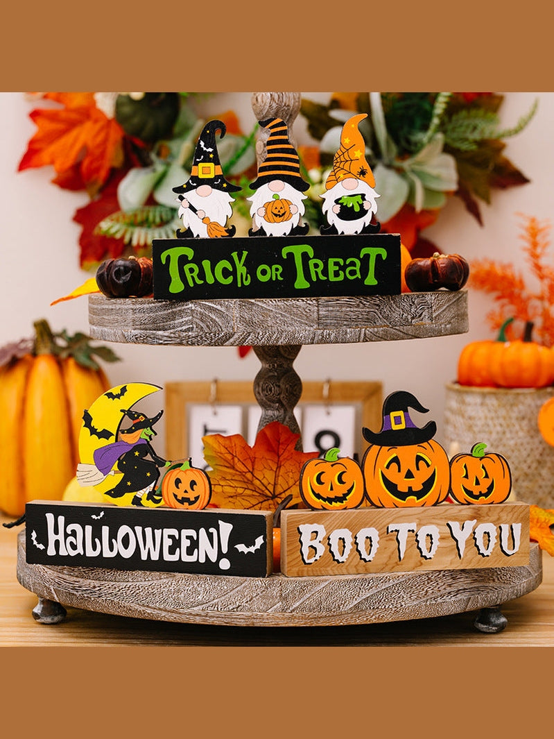 Assorted 2-Piece Halloween Element Ornaments