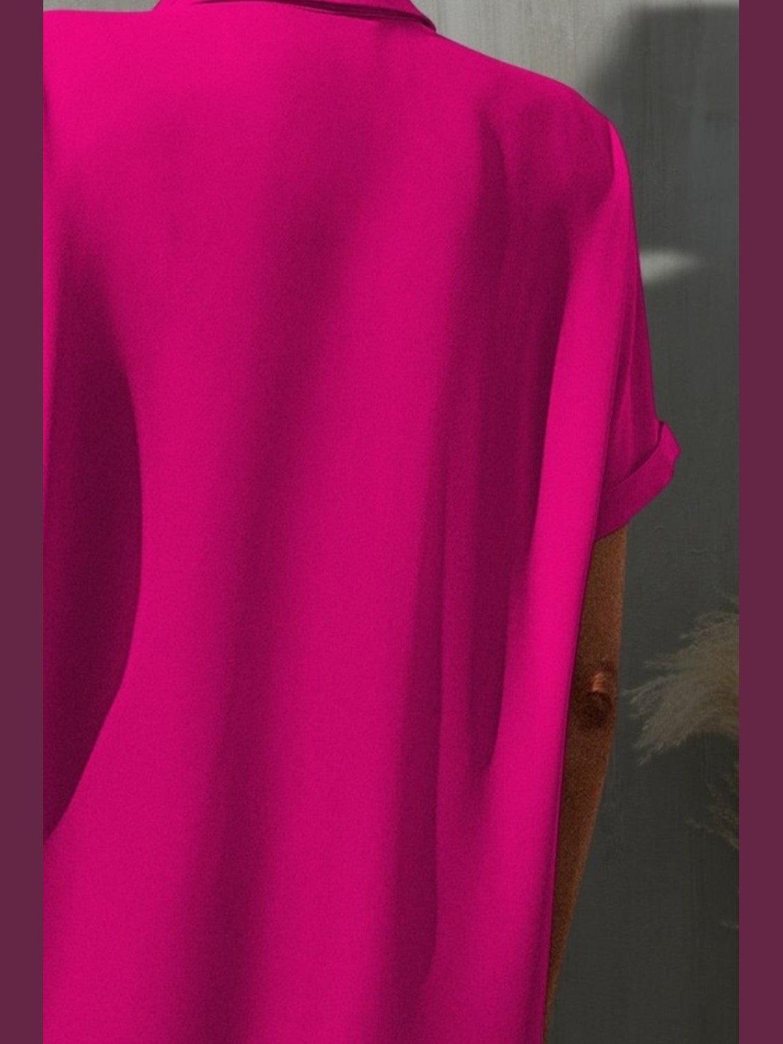 Printed Button Up Short Sleeve Shirt NicholesGifts