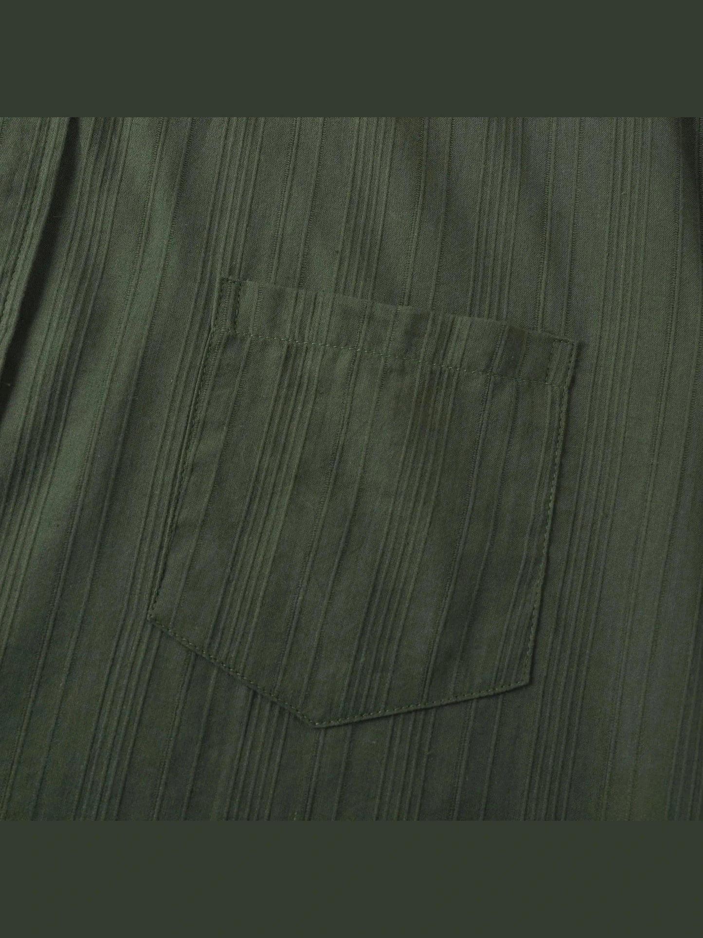 Men's Short Sleeve Button Down Shirt with Chest Pocket Trendsi
