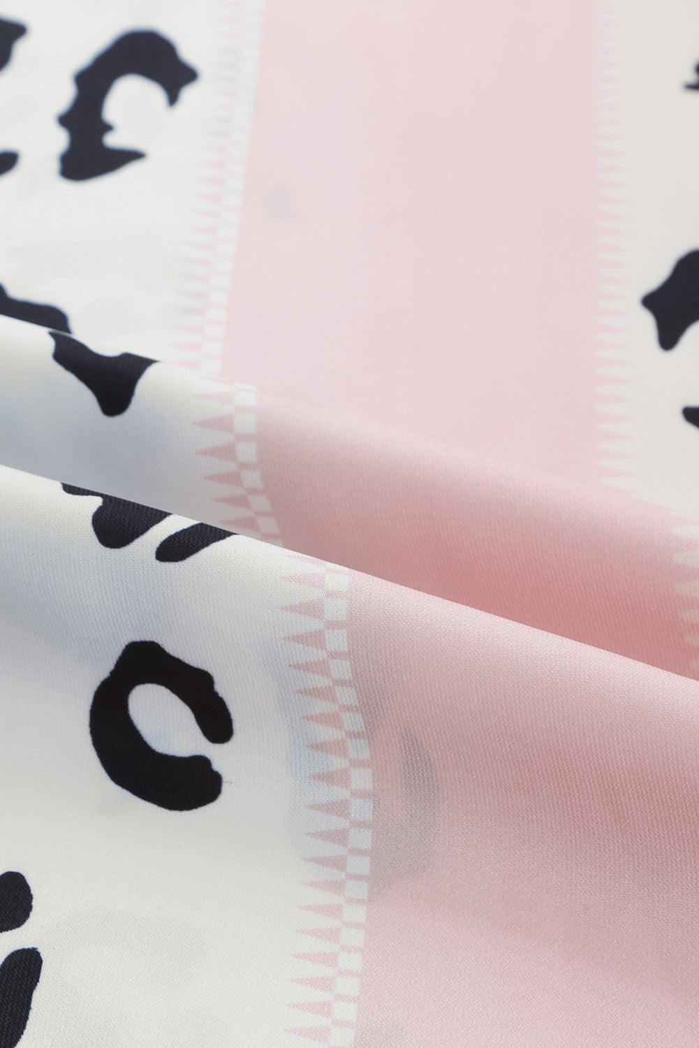 Leopard Color Block Smocked Jumpsuit NicholesGifts