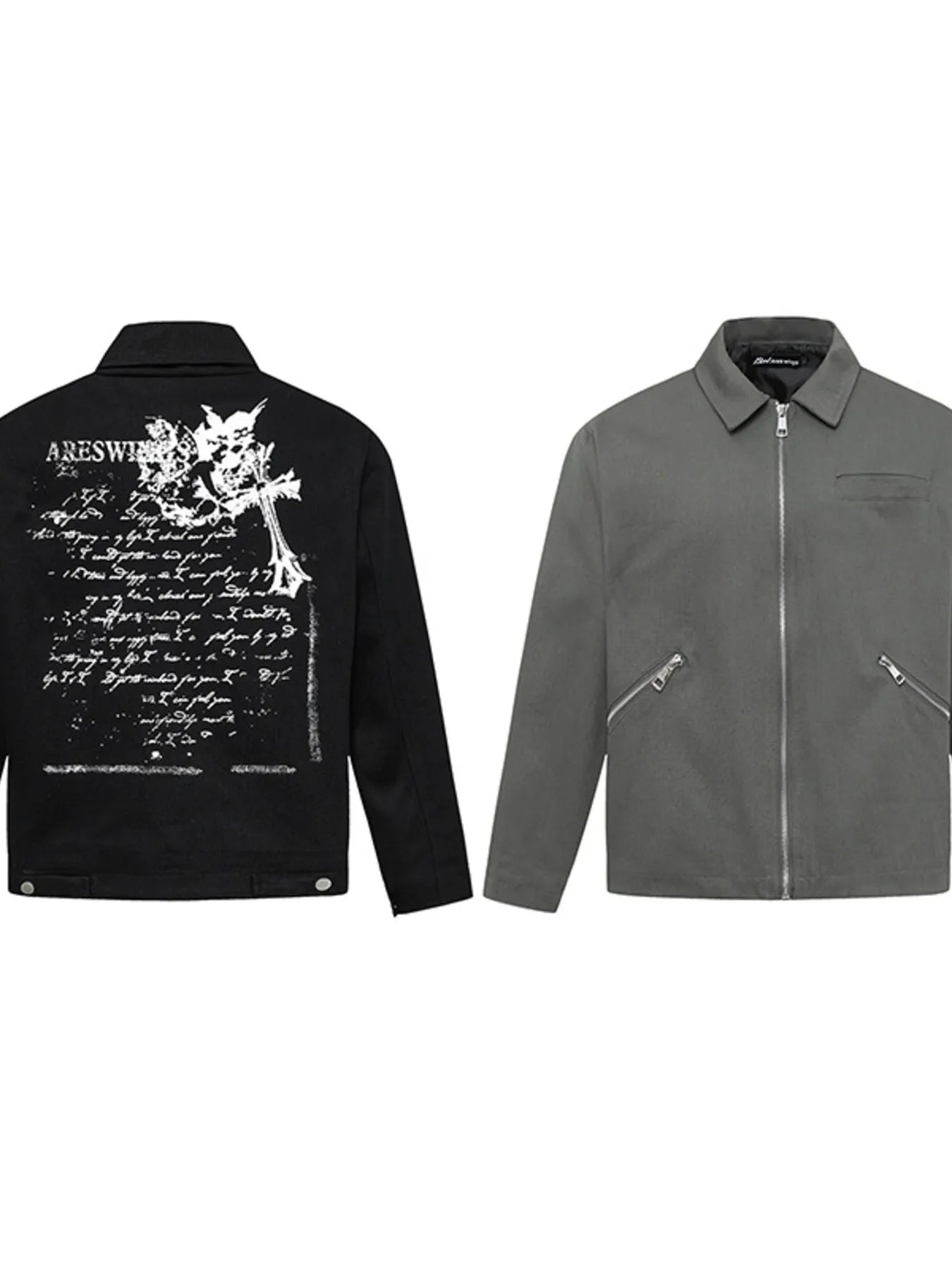 Men's Zip Up Long Sleeve Jacket Trendsi