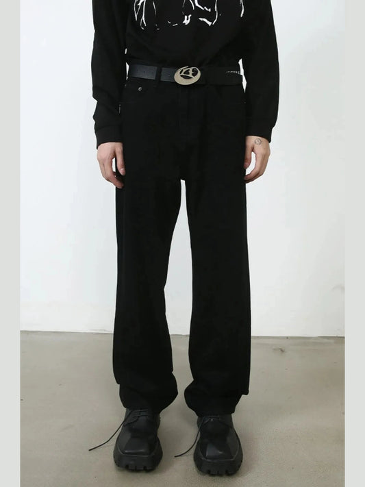 Men's Mid Rise Jeans with Pockets Trendsi