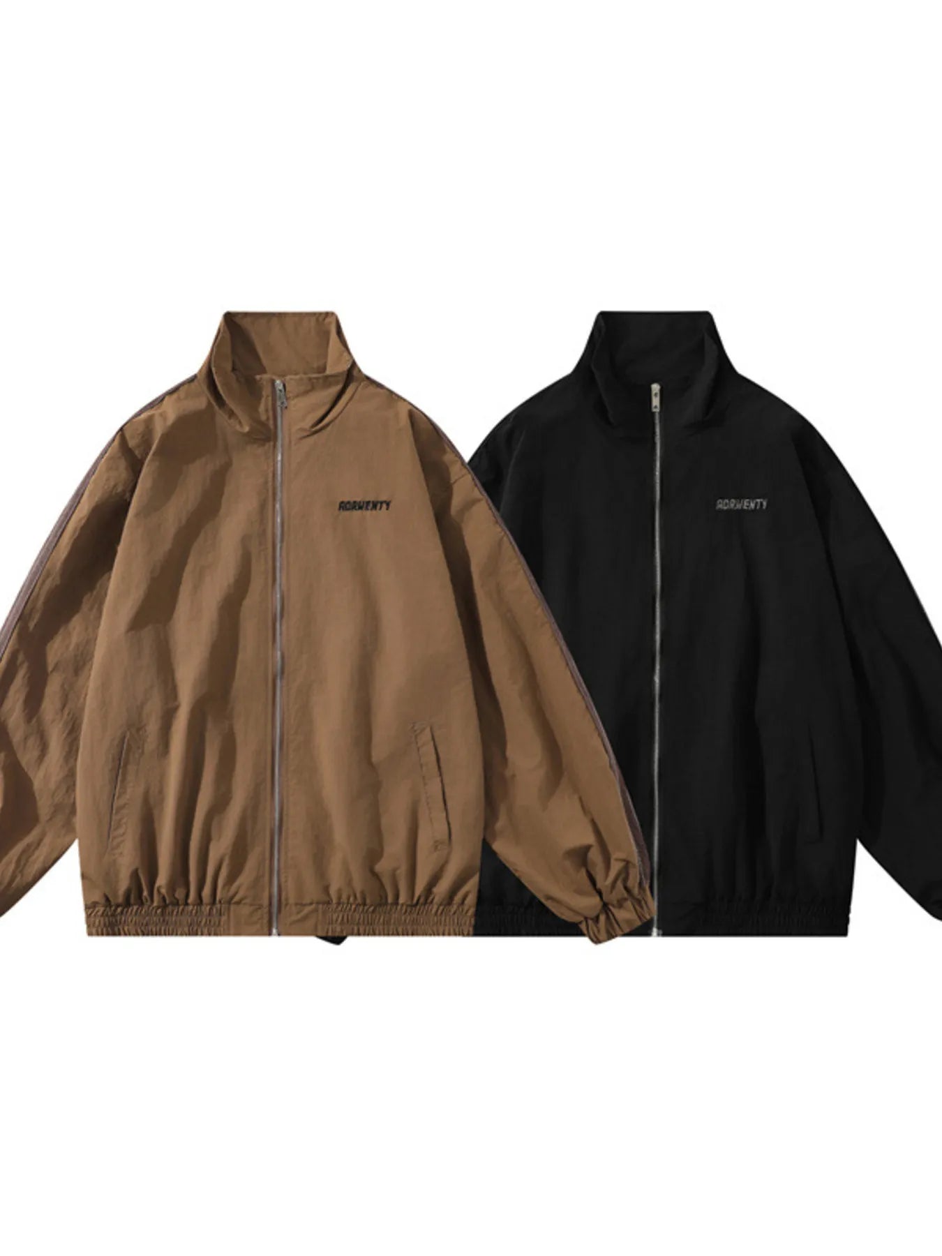 Men's Zip Up Jacket and Pants Set Trendsi