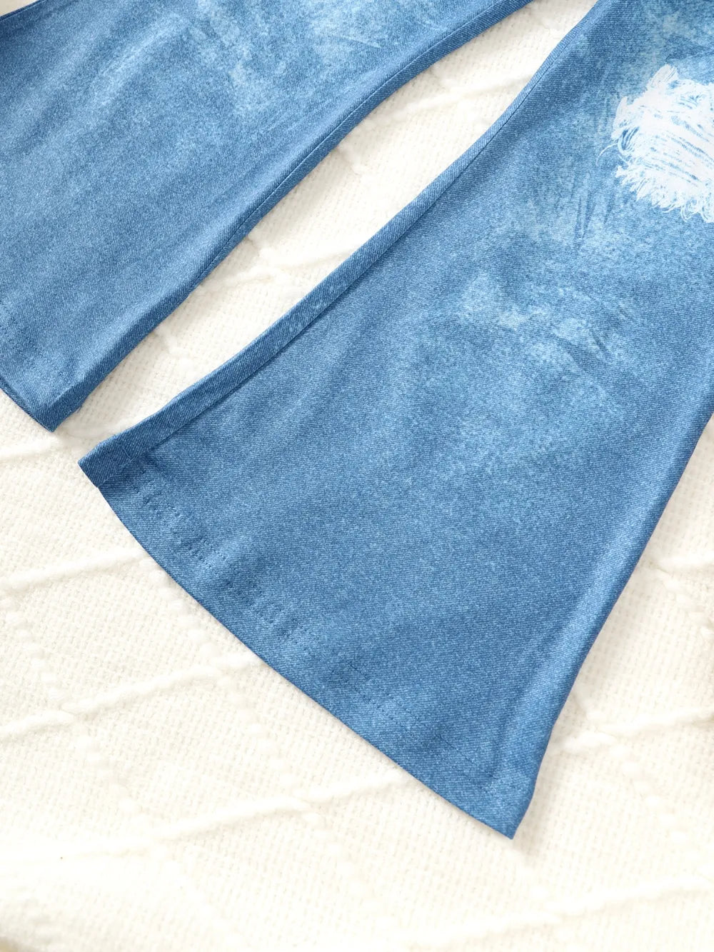 Children's Butterfly Print Top and Flare Pants Set NicholesGifts