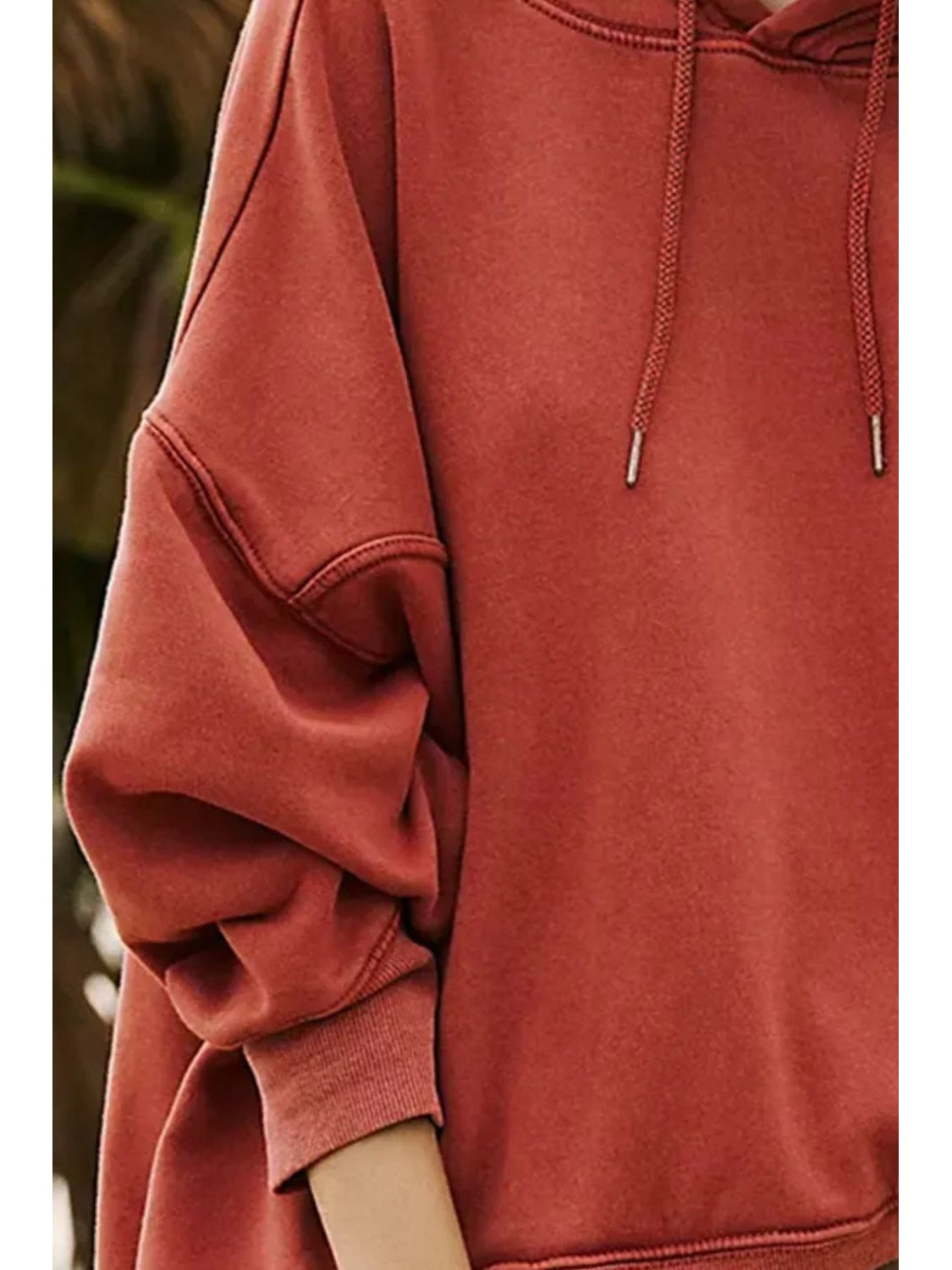 NicholesGifts Women Drawstring Dropped Shoulder Long Sleeve Hoodie nicholesgifts