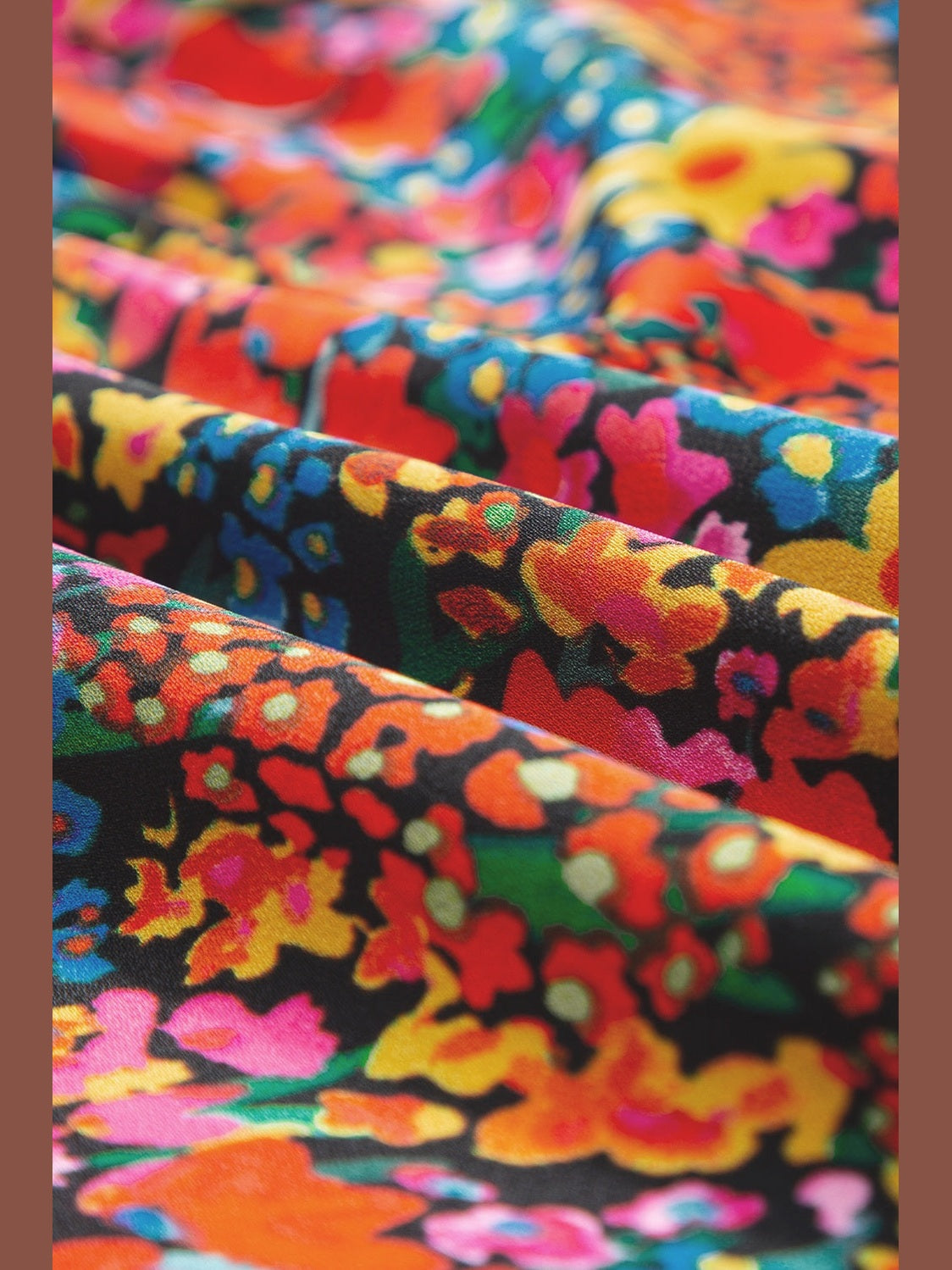 Tied Printed Square Neck Cap Sleeve Blouse