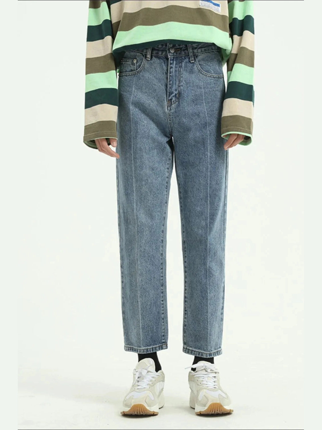 Straight Leg Jeans with Pockets Trendsi