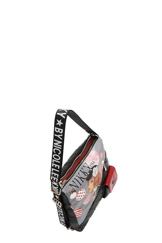 Nicole Lee USA Convertible Adjustable Strap Backpack Bag Trendsi