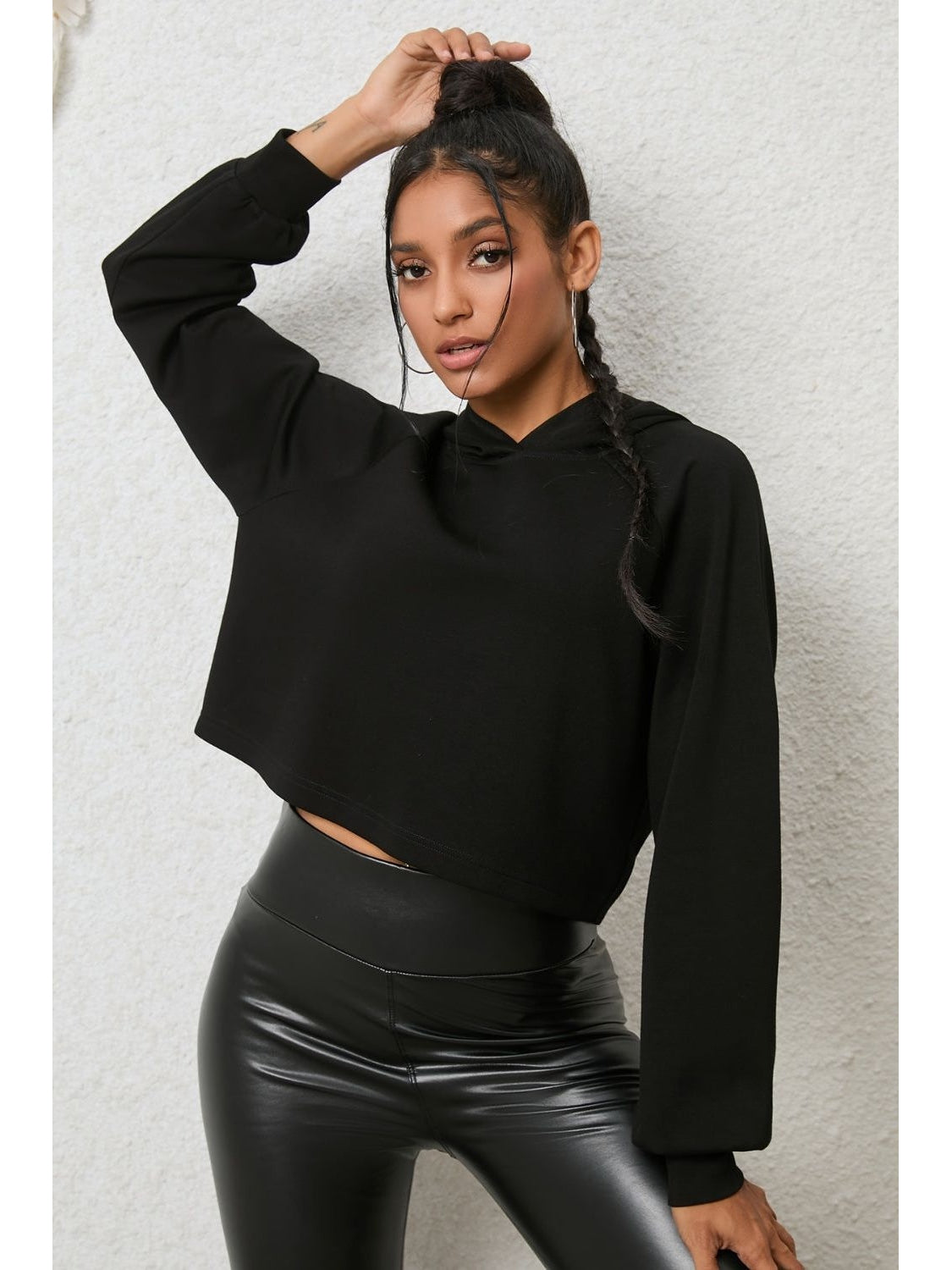 NicholesGifts Women Lace-Up Long Sleeve Hoodie NicholesGifts