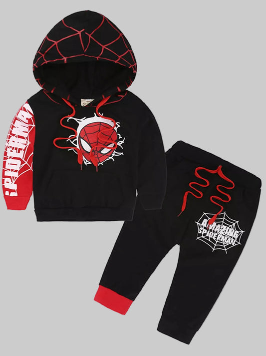 Children's Spiderman Graphic Hoodie and Pants Set nicholesgifts