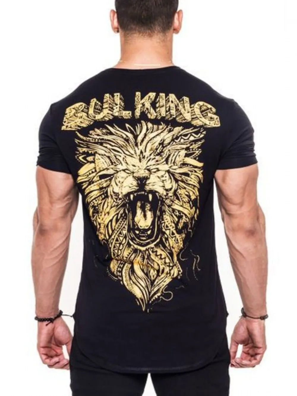 Men's Plus Size Round Neck Short Sleeve T-Shirt Trendsi