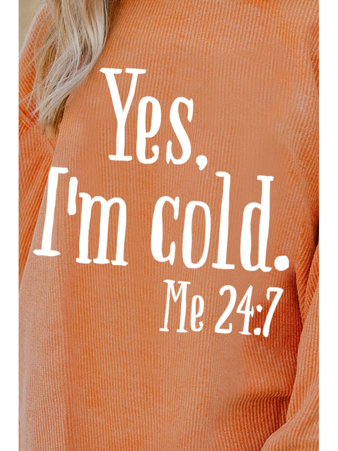 Letter Graphic Round Neck Long Sleeve Sweatshirt NicholesGifts