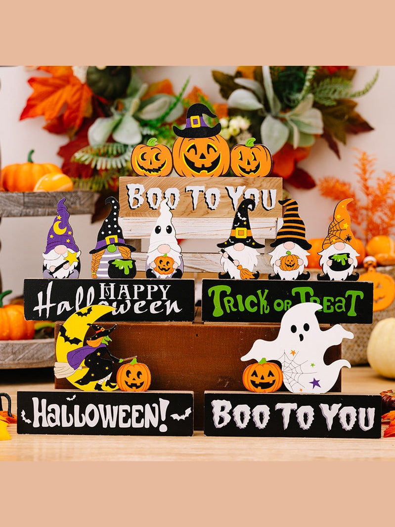 Assorted 2-Piece Halloween Element Ornaments